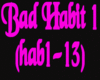 Bad Habit 1(hab1-13)