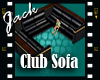 Club Couch Black n Gold