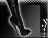[W] Black Boots Stocking
