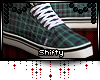 {S} Kicks Plaid Green