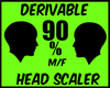 {J} 90% Head Scaler