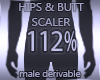 Hips & Butt Scaler 112%
