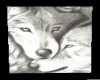 Wolf mates picture frame