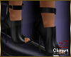 cK  Boots Shiny Black