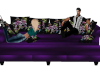 purpel sofa w mulit pose