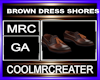 BROWN DRESS SHORES