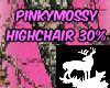 PinkyMossy HighChair 30%