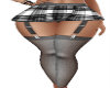 Gray Plaid Skirt