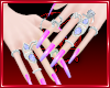 Dimond Nails Purple