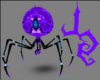 Grim Evil Purple Spider