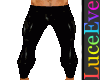 Black PVC Pants