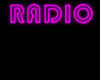 Radio Sign Purple
