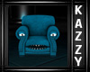 }KR{ Blue Monster Chair