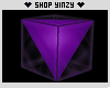 Y. Triangle Cubed Purple