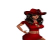 red sexy cowgirl hat