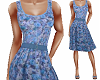TF* Blue Floral Dress