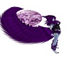purple furry tail