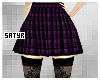 Purple Plaid Skirt RL