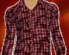 Red Check PJ Top