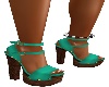 AG Teal Matching Shoes