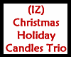IZ Holiday Candles Trio