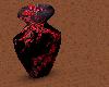 red black vase