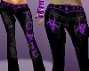 *B & Purple Toxic Jeans