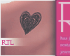 R| Hearts Tattoo