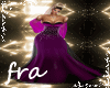 Carine purple gala dress