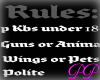 PPP Club Rules Sign