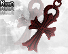 ♱ crimson cross