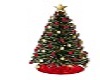 red and gold xmas tree