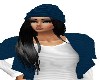 AMORET BLACK/AQUA HAT