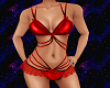 Strapped Bikini - RED
