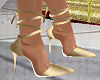 Ladies Gold Shoes