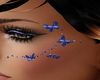 Blue Butterfly Face Blin