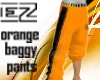 Orange baggy pants