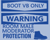 MALE ROOM BOOT VB ONLY