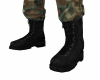 F/M Combat Boots BLACK