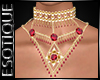 |E! Gold Ruby Necklace
