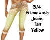 3/4 Stonewash Jeans T &Y