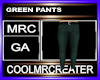 GREEN PANTS