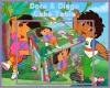 Dora & Diego cake table