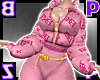 Puffy Logo Jumpsuit/Pink