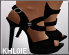 K black sexy heels