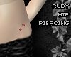 [P] ruby hip piercing