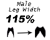 [Z] Leg Width 115%