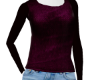 Plum Cowl Sweater Fit