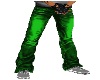 electric green jeans