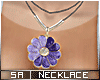 SA| Bloom Neck Purple